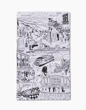 Load image into Gallery viewer, Geometry Nashville Tea Towel
