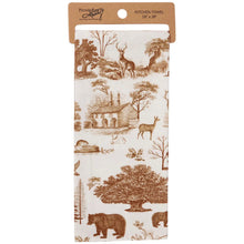 Load image into Gallery viewer, Cabin Toile Kitchen Towel
