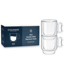 Load image into Gallery viewer, Double Wall Espresso Cups - 120ml/4oz [Online Only]
