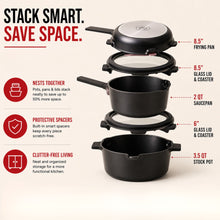 Load image into Gallery viewer, Alva 5-Piece Nesting Cookware Set [Online Only]
