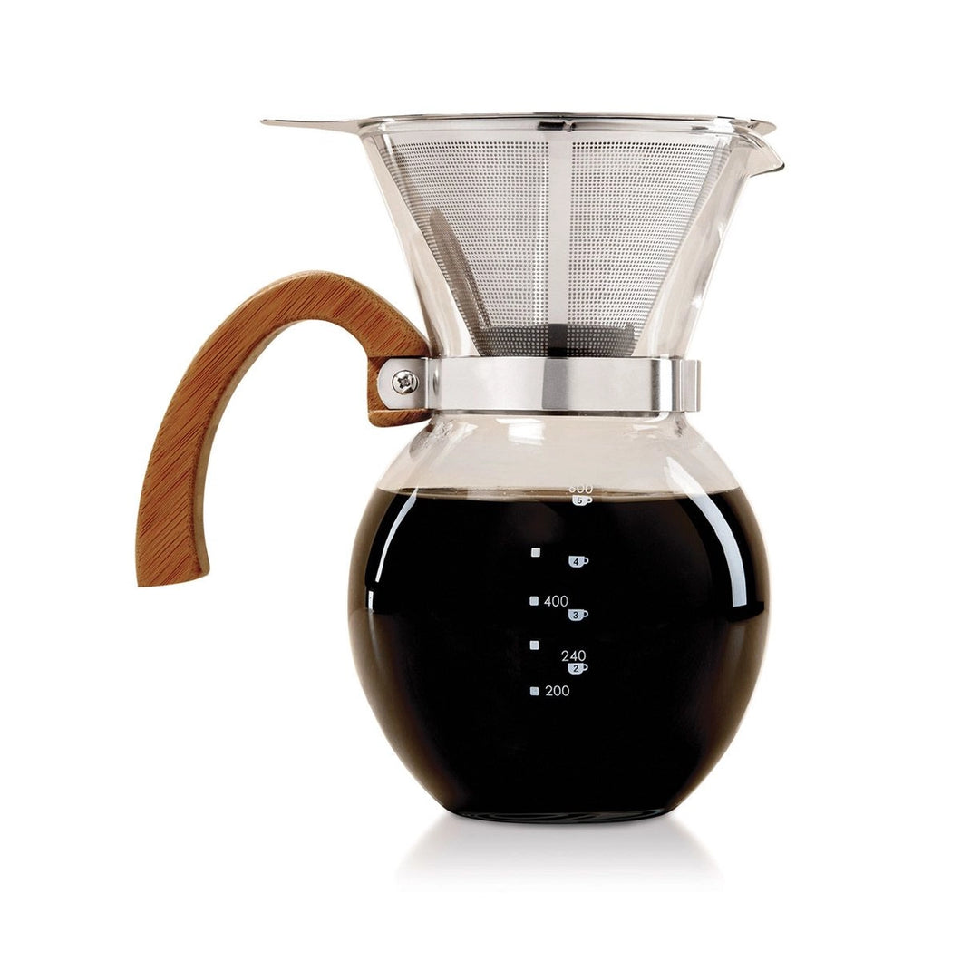 Fino Pour-Over Coffee Maker with Bamboo Handle