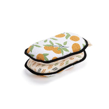 Load image into Gallery viewer, Citrus Orange Absorbent Reversible Sponges (Set of 2)
