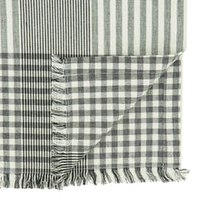 Load image into Gallery viewer, Stripe &amp; Check Table Runner
