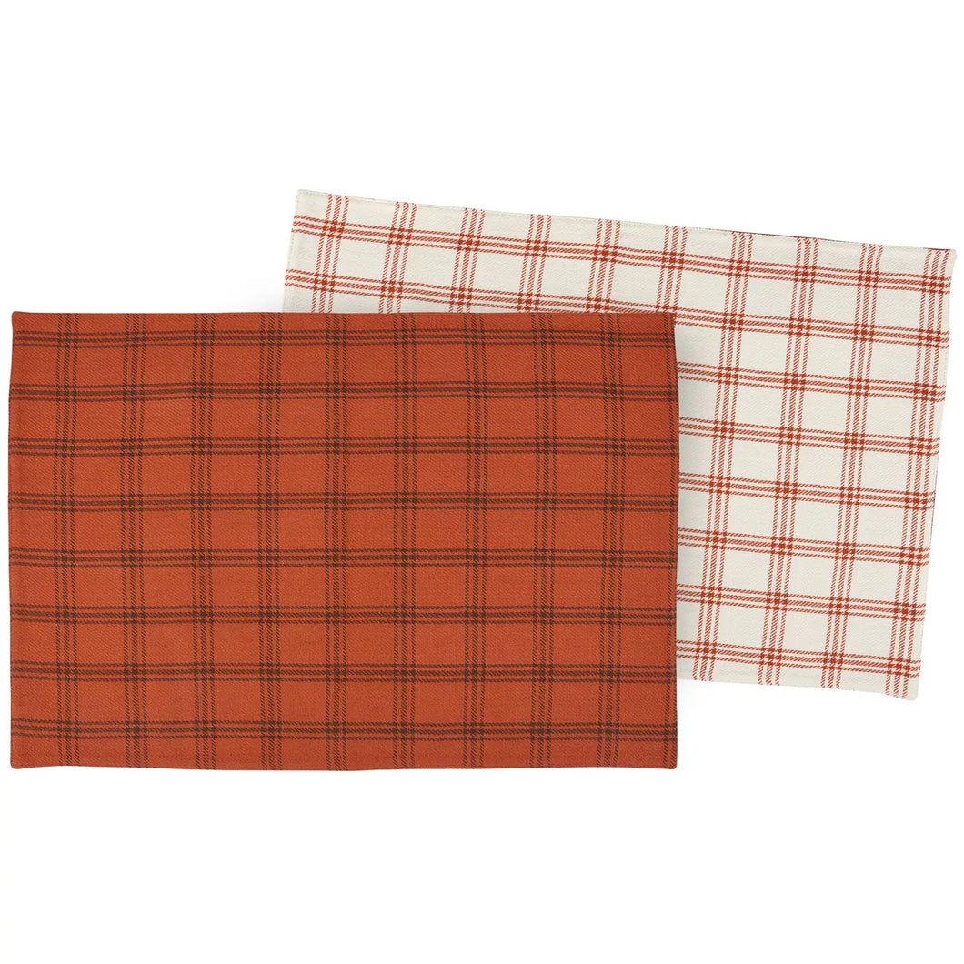 Fall Plaid Placemat (Reversible)