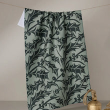 Load image into Gallery viewer, Geometry Winter Foliage Tea Towel

