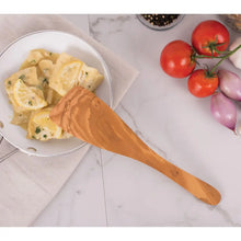 Load image into Gallery viewer, Eddingtons Italian Olive Wood Wide Spatula, 12.5in
