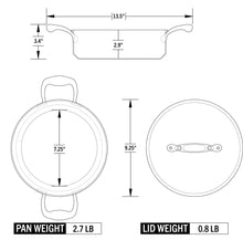 Load image into Gallery viewer, Heritage Steel Titanium Series 2.5 Quart Sauteuse with Lid [Online Only]
