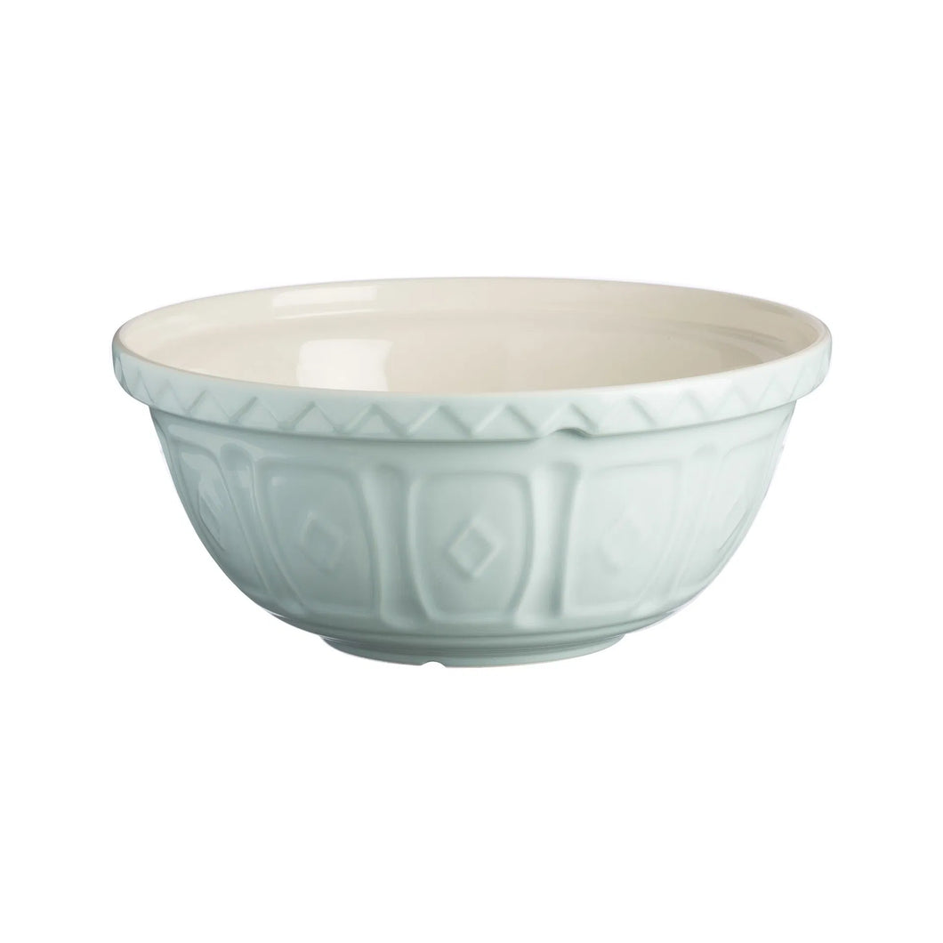 Mason Cash Powder Blue Color Mix Bowl Size 12