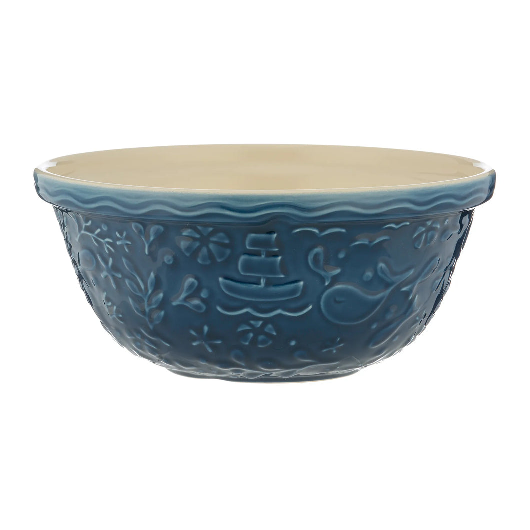 Mason Cash Nautical Boat Navy Mixing Bowl Size 12