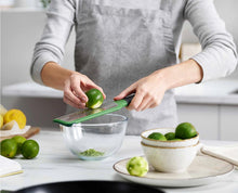 Load image into Gallery viewer, GripGrater™ Green Fine Paddle Grater
