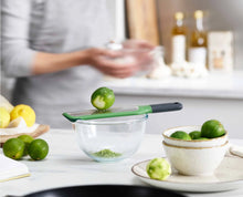 Load image into Gallery viewer, GripGrater™ Green Fine Paddle Grater
