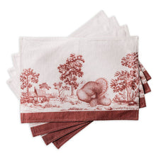Load image into Gallery viewer, Holy Jouy Fall Thanksgiving Brown Placemats (Set of 4)
