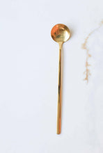 Load image into Gallery viewer, Gold-Plated Stainless Steel Stirring Spoon (2 Sizes)
