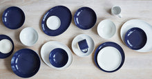 Load image into Gallery viewer, Shell Bisque Indigo Porcelain Pasta Bowl, Set of 4 [Online Only]
