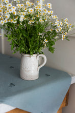 Load image into Gallery viewer, Blue Fleur Embroidered Tablecloth [Online Only]
