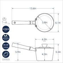 Load image into Gallery viewer, Cardamom™ 1.5 Qt. Saucepan with Lid | Nordic Ware
