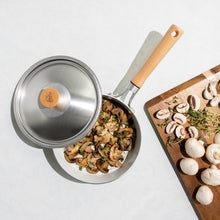 Load image into Gallery viewer, Cardamom™ 8" Ceramic Nonstick Skillet with Stainless Steel Lid | Nordic Ware
