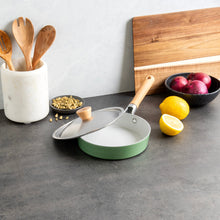 Load image into Gallery viewer, Cardamom™ 8" Ceramic Nonstick Skillet with Stainless Steel Lid | Nordic Ware
