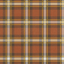 Load image into Gallery viewer, Fall Plaid Paper Table Runner
