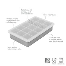 Load image into Gallery viewer, Perfect Cube Silicone Ice Mold with Lid [Online Only]
