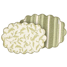 Load image into Gallery viewer, Green Botanical Reversible Placemat

