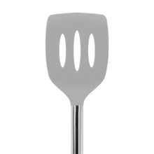 Load image into Gallery viewer, Silicone and Stainless Steel Slotted Turner [Online Only]
