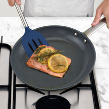 Load image into Gallery viewer, Silicone and Stainless Steel Slotted Turner [Online Only]

