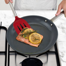 Load image into Gallery viewer, Silicone and Stainless Steel Slotted Turner [Online Only]
