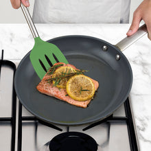 Load image into Gallery viewer, Silicone and Stainless Steel Slotted Turner [Online Only]

