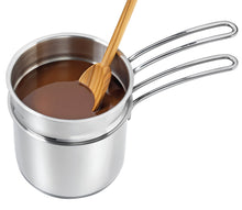 Load image into Gallery viewer, Mini Double Boiler Set with Glass Lid, 1.6 qt., 5.5" dia. [Online Only]
