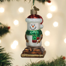 Load image into Gallery viewer, S'mores Snowman Ornament [Online Only]
