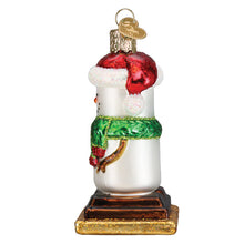 Load image into Gallery viewer, S'mores Snowman Ornament [Online Only]
