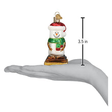 Load image into Gallery viewer, S'mores Snowman Ornament [Online Only]
