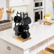 Load image into Gallery viewer, Mug Tree with Acacia Wood Base
