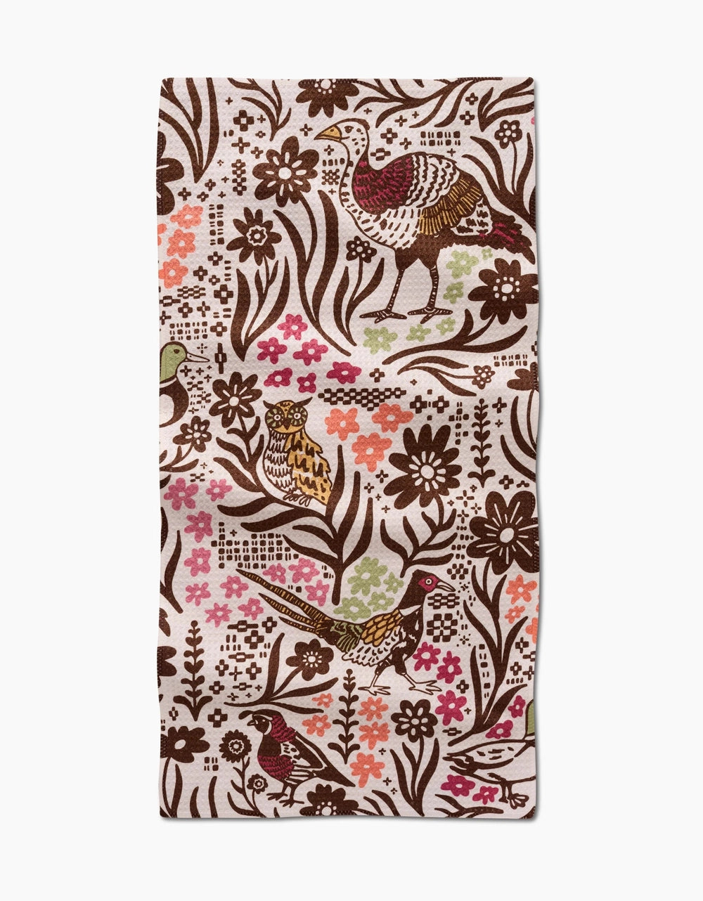 Geometry Fall Fowl Bar Towel