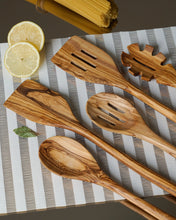 Load image into Gallery viewer, Handcrafted Olive Wood Kitchen Utensils (5 Styles)
