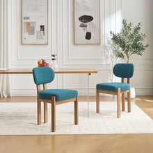 Load image into Gallery viewer, Dining Chairs With Ergonomic Backrest And Adjustable Feet (Set of 2) [Online Only]
