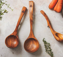 Load image into Gallery viewer, Teak Wood Ladle (3 Sizes)
