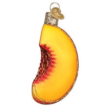Load image into Gallery viewer, Peach Slice Ornament [Online Only]
