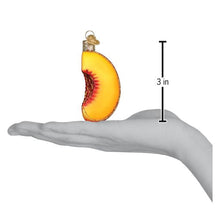 Load image into Gallery viewer, Peach Slice Ornament [Online Only]
