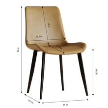 Load image into Gallery viewer, Modern Dining Chair With Carbon Steel Legs [Online Only]
