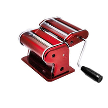 Load image into Gallery viewer, Fantes Red Pasta Machine with Double Pasta Cutter
