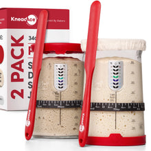 Load image into Gallery viewer, KneadAce® PRO 34 oz Sourdough Starter Jar

