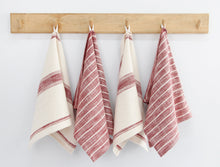 Load image into Gallery viewer, KAF Home Firenze Natural Rustic Farmhouse Slubbed Kitchen Towels [Online Only]
