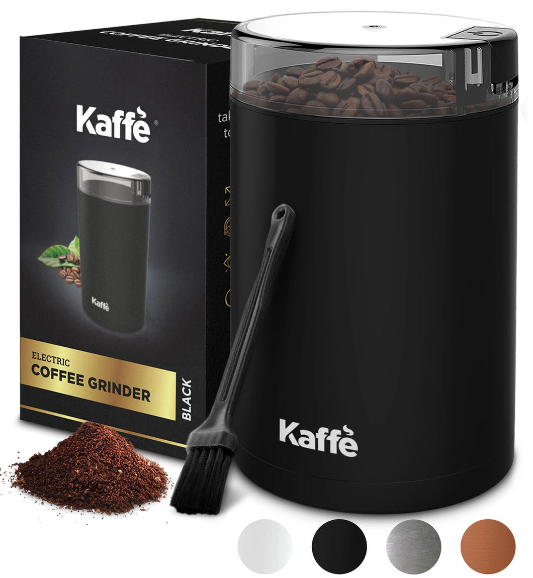Kaffe 3.5 oz Electric Coffee Grinder w/ Cleaning Brush (4 colors)