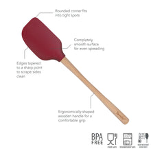 Load image into Gallery viewer, Flex-Core® Silicone and Wood Spatula [Online Only]
