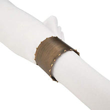 Load image into Gallery viewer, Modern Dot Rim Iron Napkin Rings, Set of 4 (3 Colors) [Online Only]
