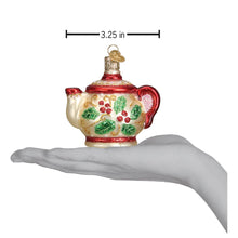 Load image into Gallery viewer, Holly Teapot Ornament [Online Only]
