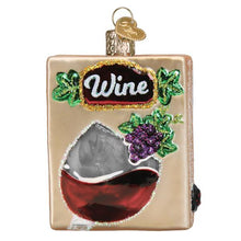 Load image into Gallery viewer, Boxed Wine Ornament [Online Only]
