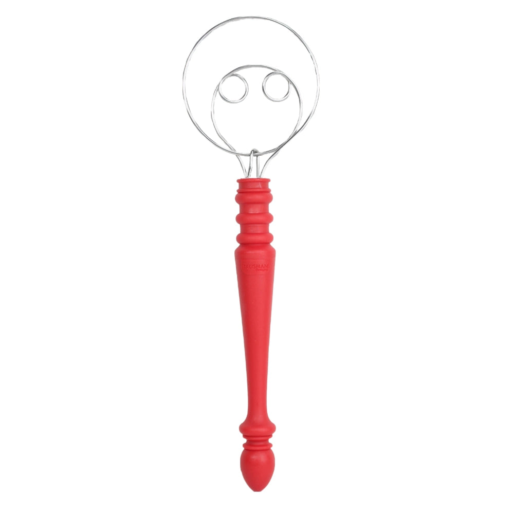 Dough Whisk w/Red Handle